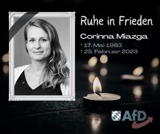 Ruhe in Frieden – Corinna Miazga