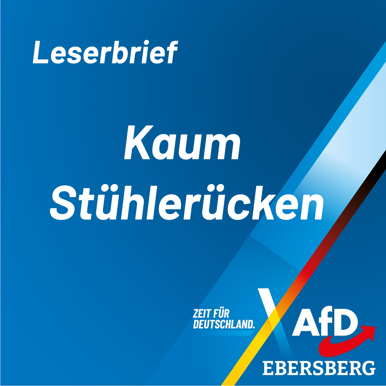 Leserbrief zum Artikel „Kaum Stühlerücken“ im Merkur vom 10.03.2026